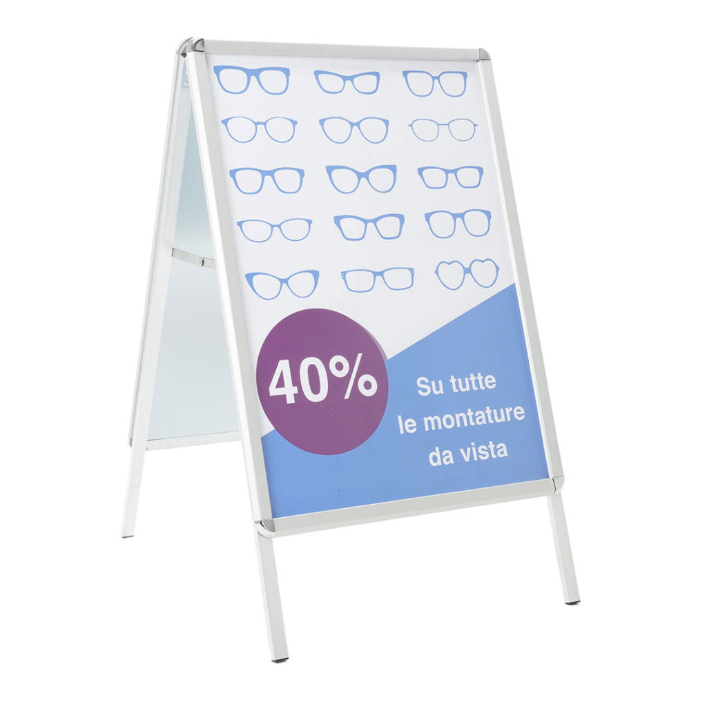 CAVALLETTO BIFACCIALE TEXTILE ECO SMONTATO 70 X 100