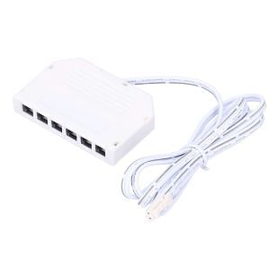 DERIVATORE A 6 USCITE 12 - 24 VOLTS