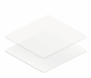 Green cast Satinglas